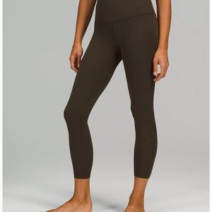 Lululemon Wonder under High-rise leggings 25” Olive green